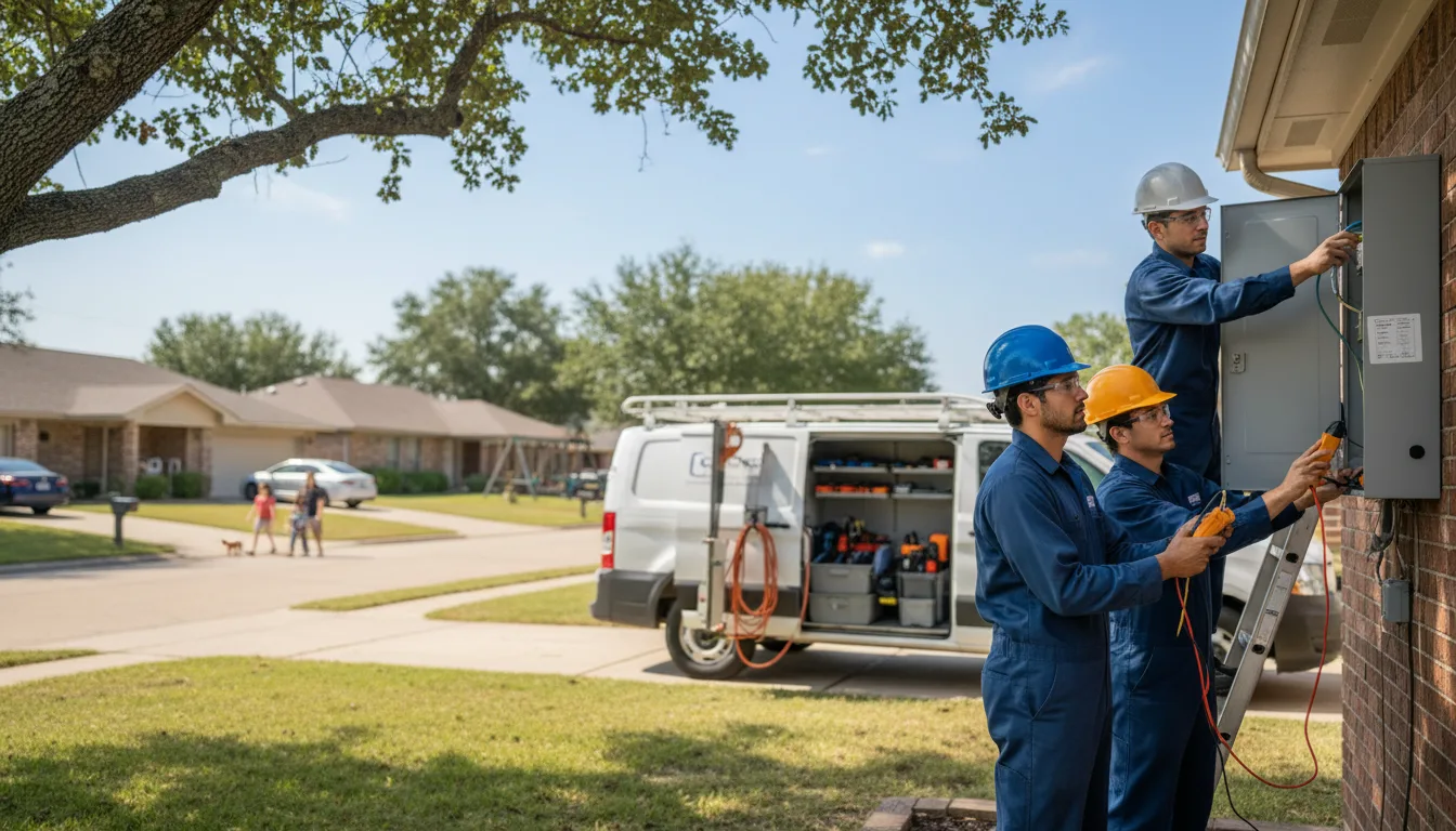 Certified electrician providing emergency electrical services in Vowinckel, PA